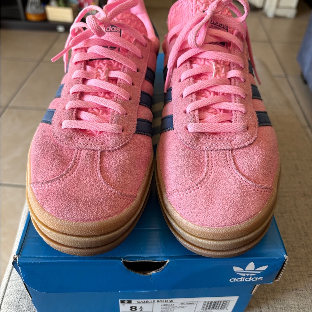 Adidas Gazelle Bold Pink Sneakers